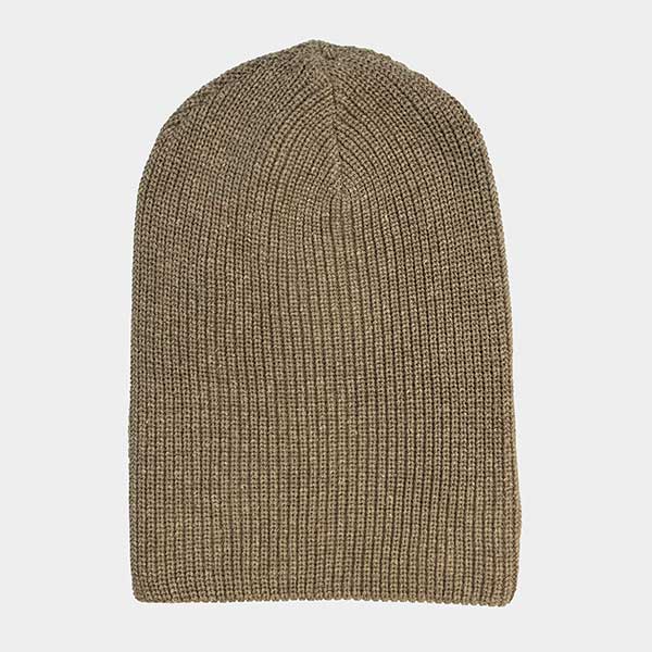 Beige 100% Recycled Beanie