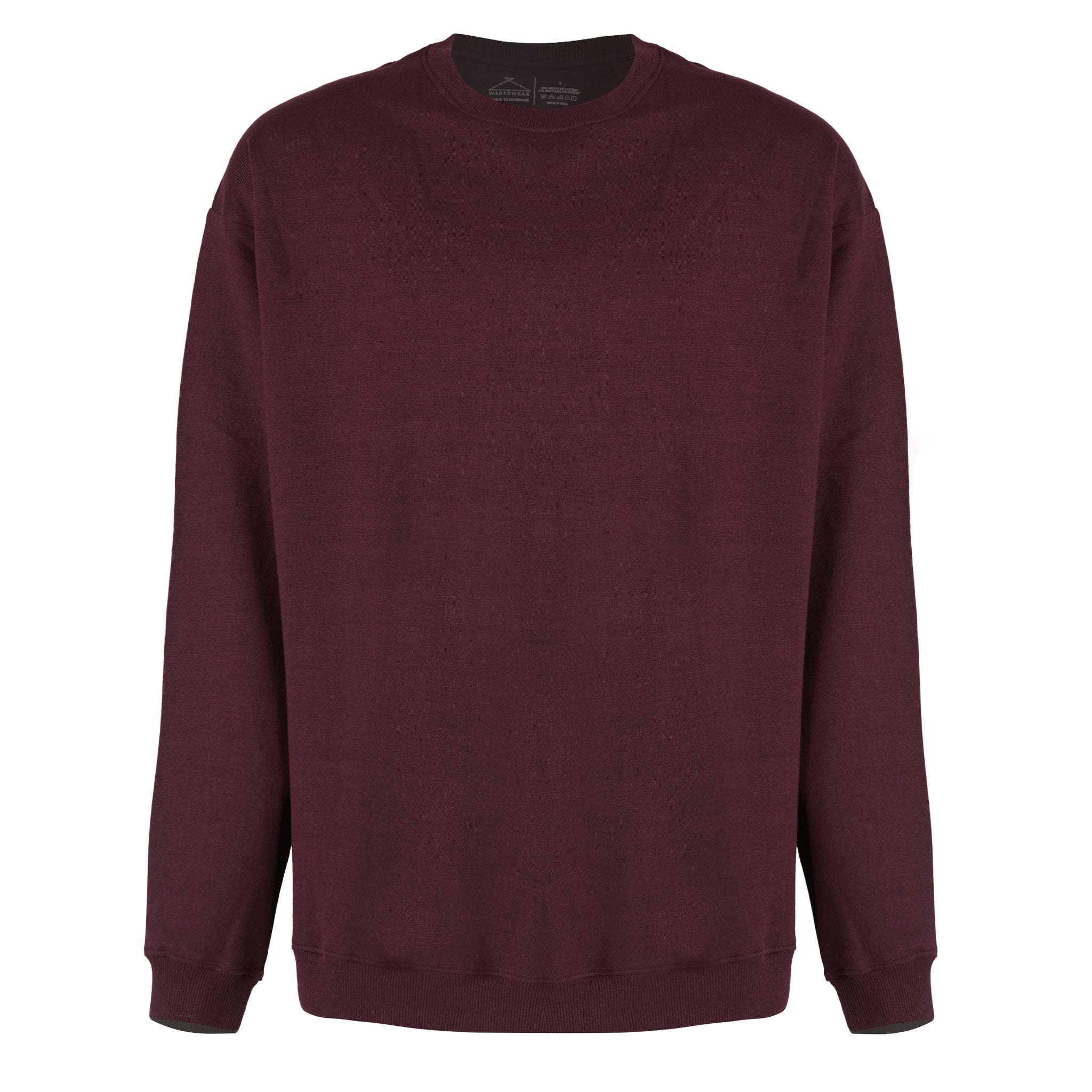 Fleece Maroon Unisex Crewneck Sweatshirt