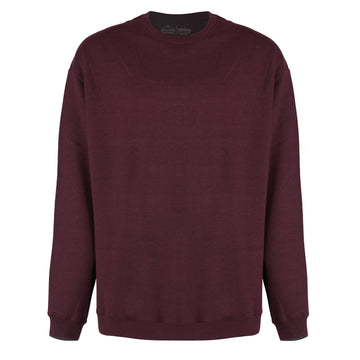Fleece Maroon Unisex Crewneck Sweatshirt