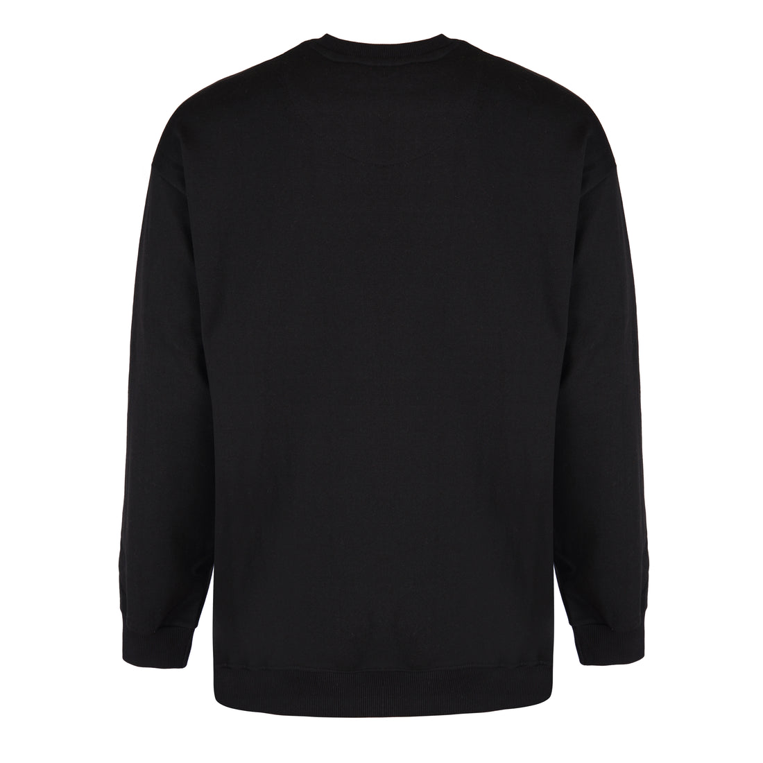 Fleece Black Unisex Crewneck Sweatshirt