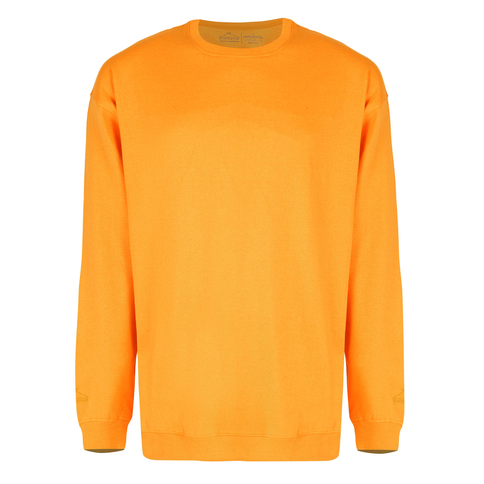 Fleece Yellow Unisex Crewneck Sweatshirt