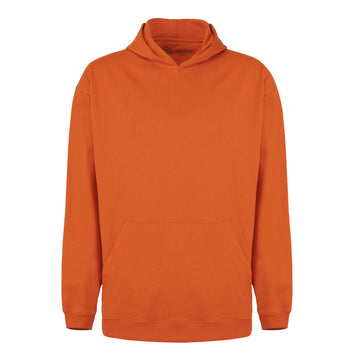 Orange 100% Recycled Fleece Hoodie