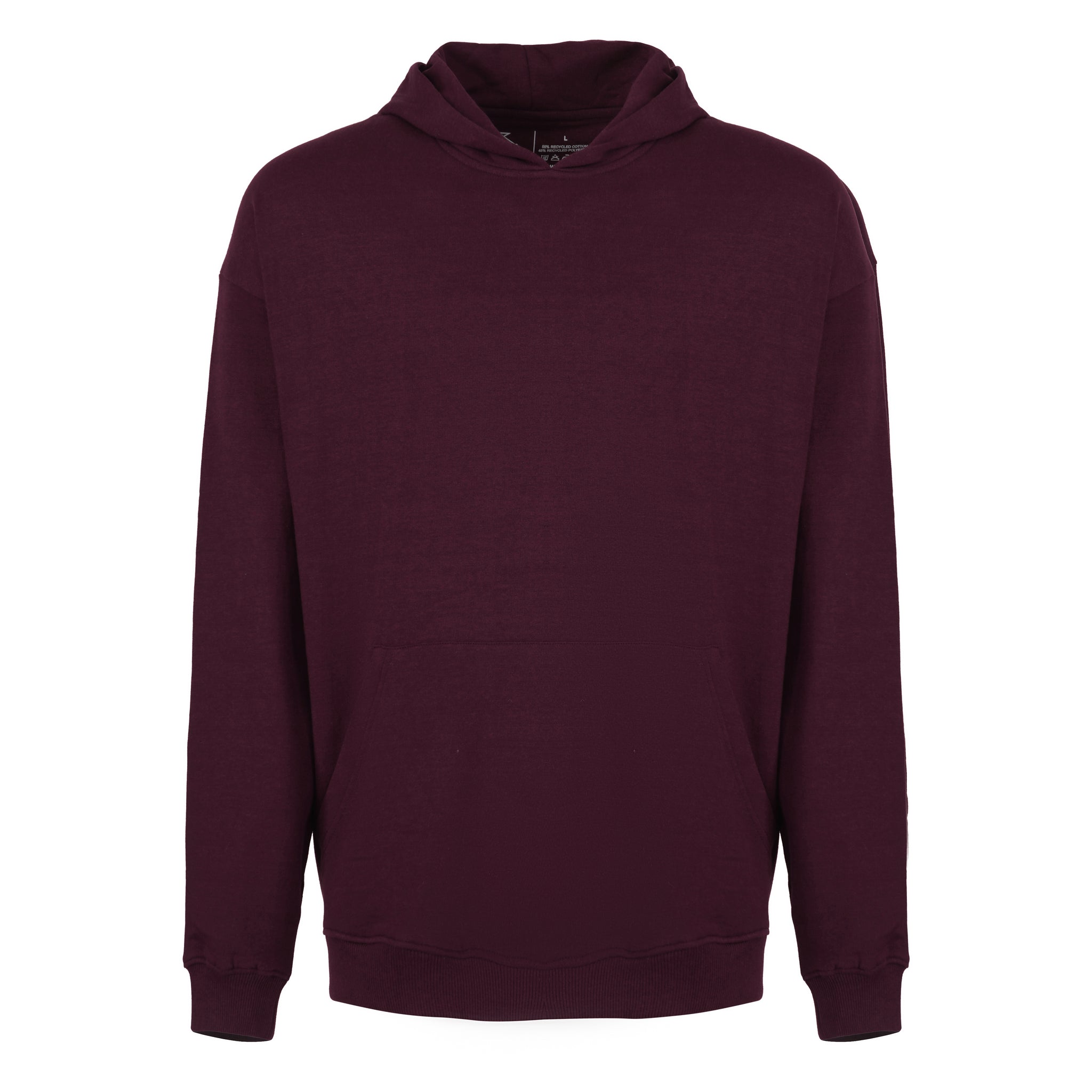 Maroon 100% Recycled Fleece Hoodie
