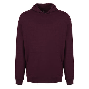 Maroon 100% Recycled Fleece Hoodie