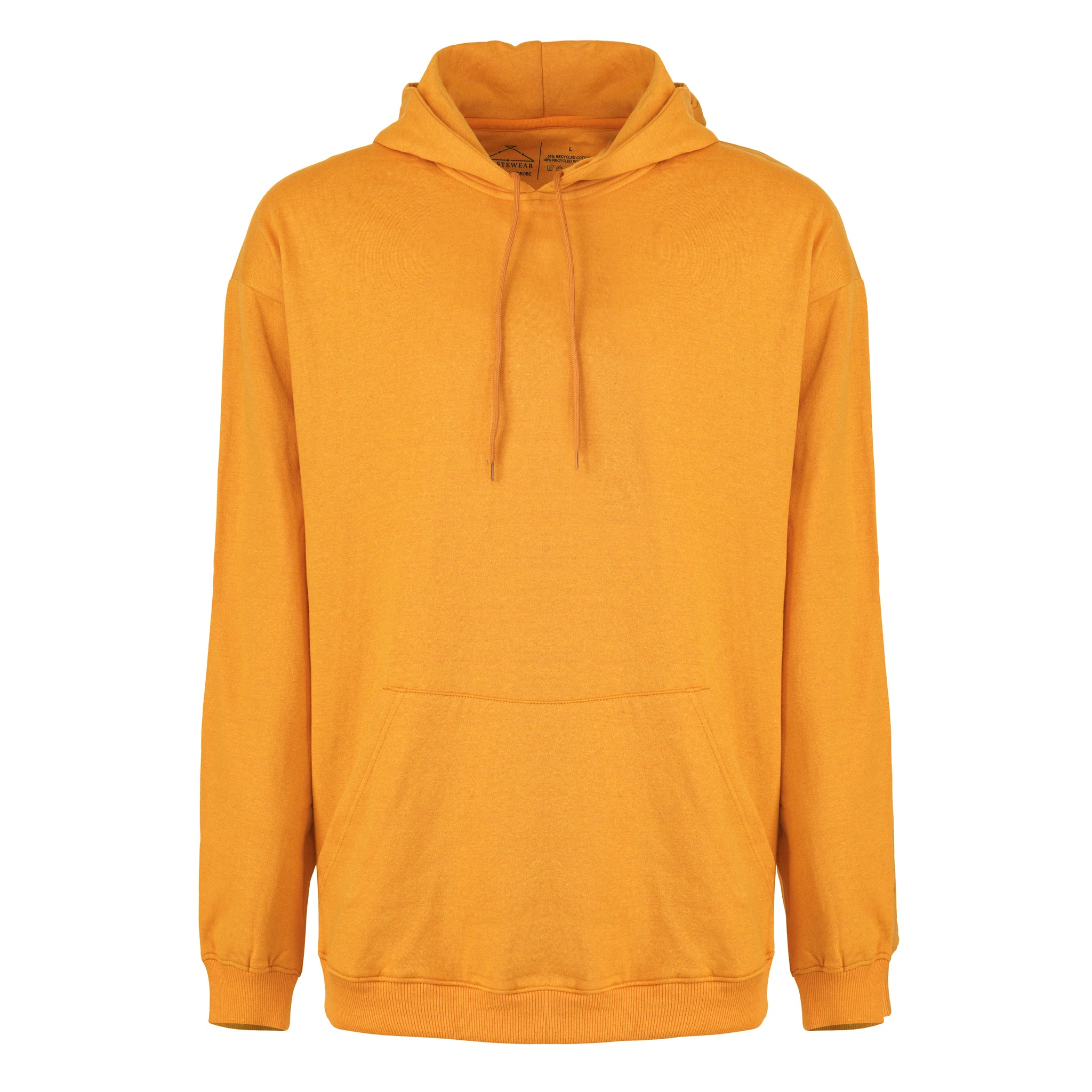 Yellow 100% Recycled Fleece Hoodie