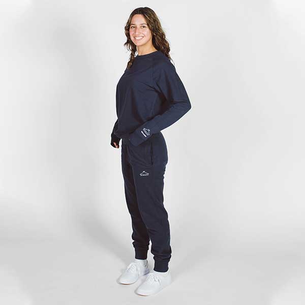 Navy Fleece Unisex Sweatpants