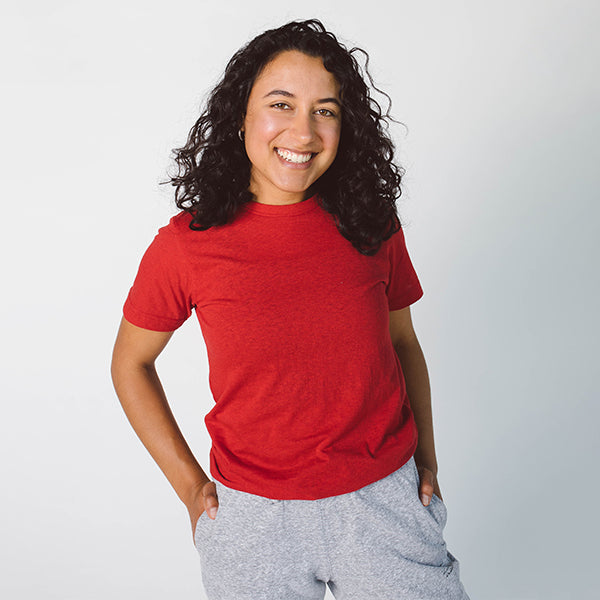 Red Unisex 100% Recycled T-shirt